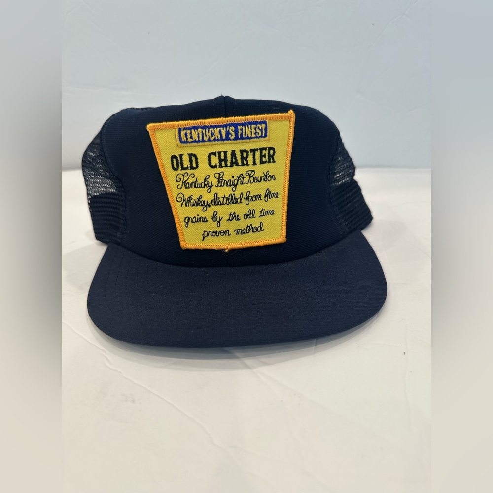 Kentucky’s Finest Old Charter SnapBack Hat Navy Blue One Size